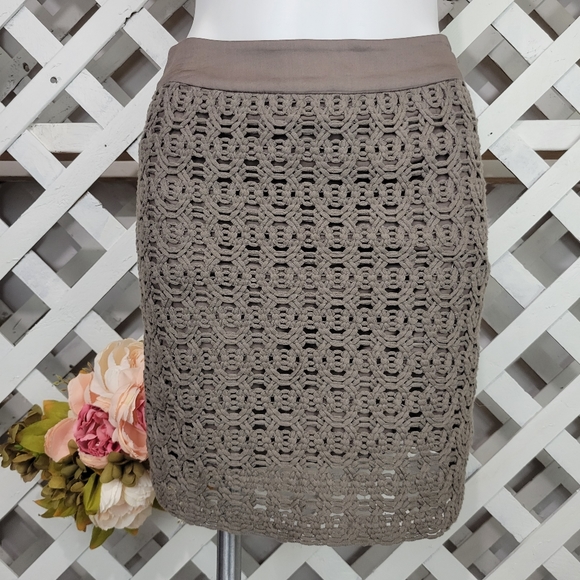 Wai Ming Crochet Pencil Skirt Size 4 - Picture 1 of 8